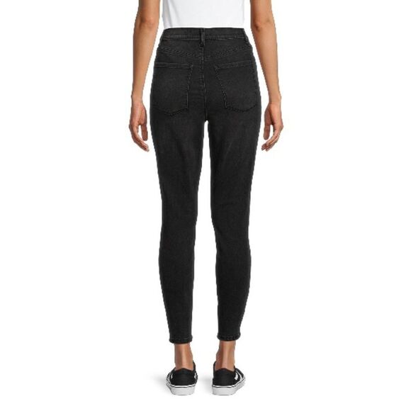 Womens Juniors Super High Rise Curvy Slim Jeans Pants Size 11 - Picture 4 of 5